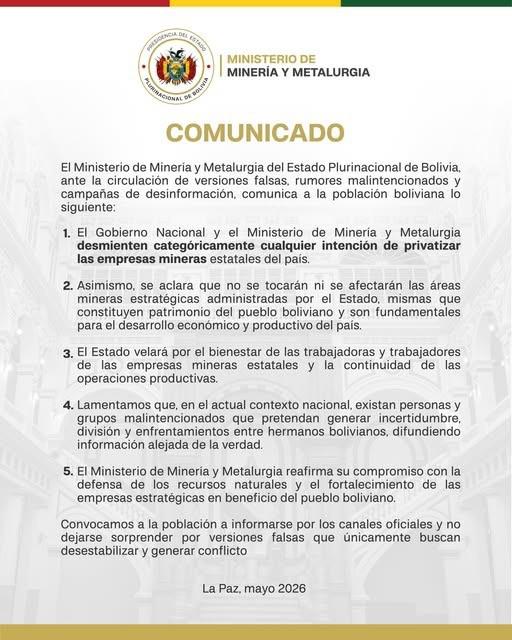 Comunicado Oficial