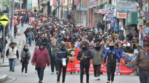Protestas de la COB en La Paz