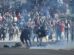 Enfrentamiento entre la policía y la protesta de la COB