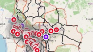 Este martes se registran 62 puntos de bloqueo a nivel nacional