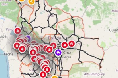 Este martes se registran 62 puntos de bloqueo a nivel nacional