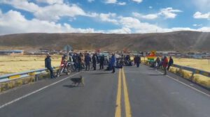 bloqueo en turco Oruro