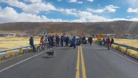 bloqueo en turco Oruro