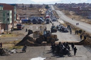 bloqueos en Bolivia