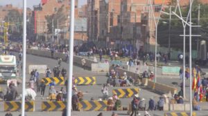 Un bloqueo en la ciudad de El Alto