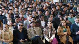 Asistentes al Consejo Económico y Social convocado por el Presidente Paz