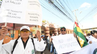 El Colegio Médico exige al Gobierno establecer diálogo con la COB
