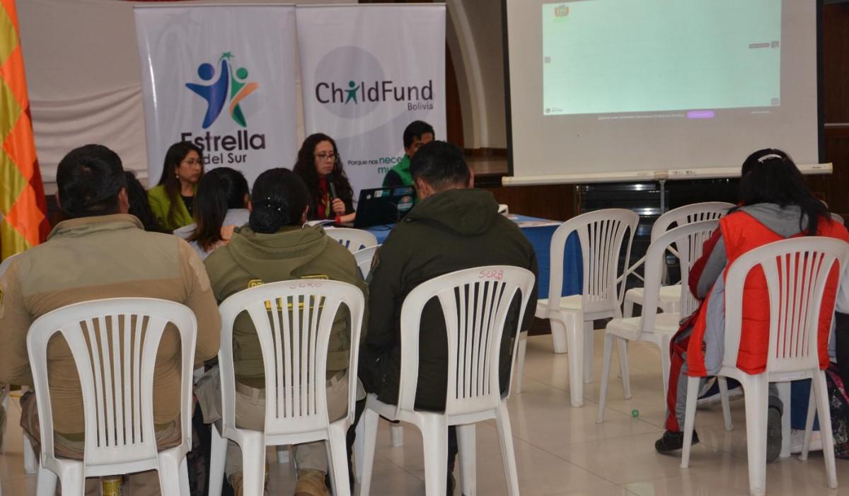 Imagen de la reunión de socialización