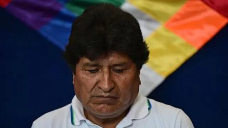 El expresidente Evo Morales