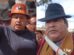 Mario Argollo,(i) ejecutivo de la Central Obrera Boliviana (COB)y Vicente Salazar, dirigente de la Federación de Campesinos Túpac Katari(d)