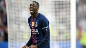 Ousmane Dembélé celebra el triunfo de Paris Saint-Germain