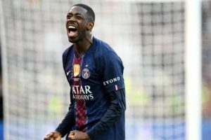 Ousmane Dembélé celebra el triunfo de Paris Saint-Germain