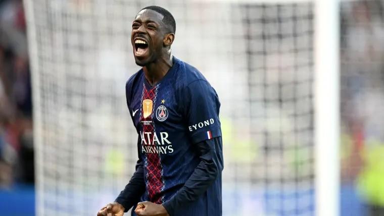 Ousmane Dembélé celebra el triunfo de Paris Saint-Germain