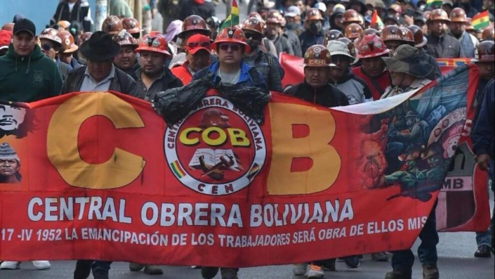 La Central Obrera Boliviana (COB) ha suspendido el Ampliado Nacional de Emergencia programado para hoy
