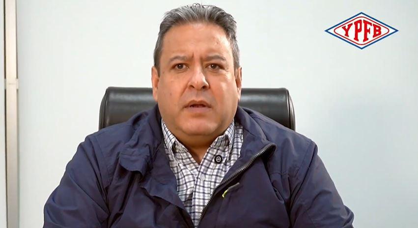 El presidente de Yacimientos Petrolíferos Fiscales Bolivianos (YPFB), Sebastián Daroca