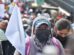 Manifestantes durante marchas