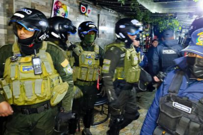 El operativo se extendió hasta horas de la madrugada
