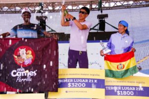 Media Maratón de Quito, Héctor Garibay atleta orureño, Competencias internacionales