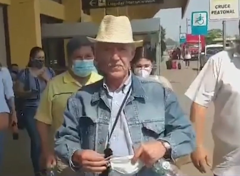 José Luis Camacho Parada solicitando declarar en Santa Cruz
