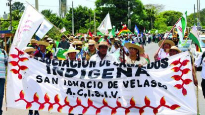 Marcha indígena Santa Cruz