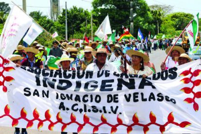 Marcha indígena Santa Cruz