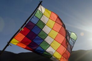 Uso de la Whipala en Bolivia