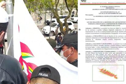 Bandera del Patujú reconocida por ley