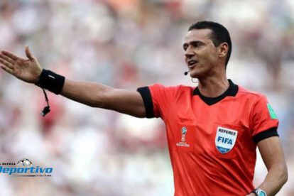 Wilmar Roldán árbitro del partido Ecuador-Bolivia