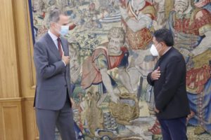 Visita oficial de Choquehuanca a España