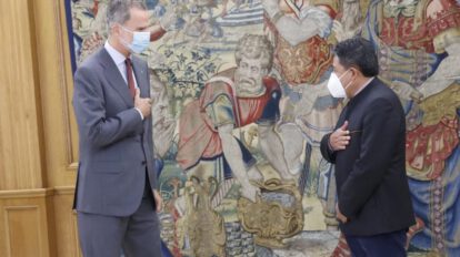 Visita oficial de Choquehuanca a España