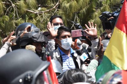 Arnold Alanez denuncia violencia en Adepcoca