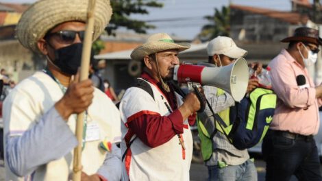Marcha indígena de tierras bajas en Santa Cruz