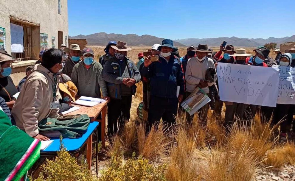 Consultas previas en Oruro sobre minería