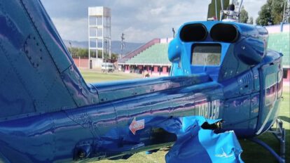 Helicóptero Evo Morales
