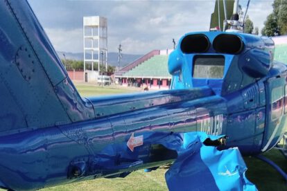 Helicóptero Evo Morales
