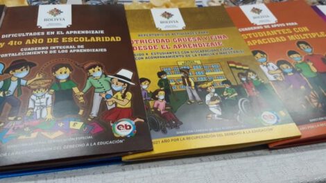 Textos para estudiantes con discapacidad en Oruro