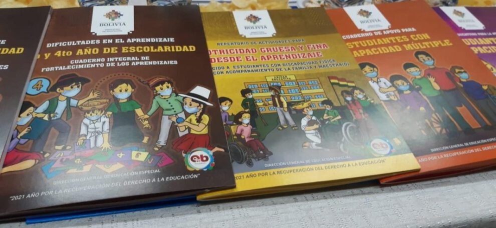 Textos para estudiantes con discapacidad en Oruro