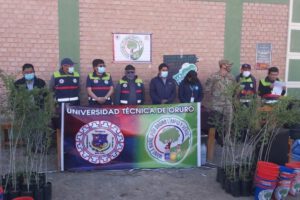 Campaña de forestación en Oruro