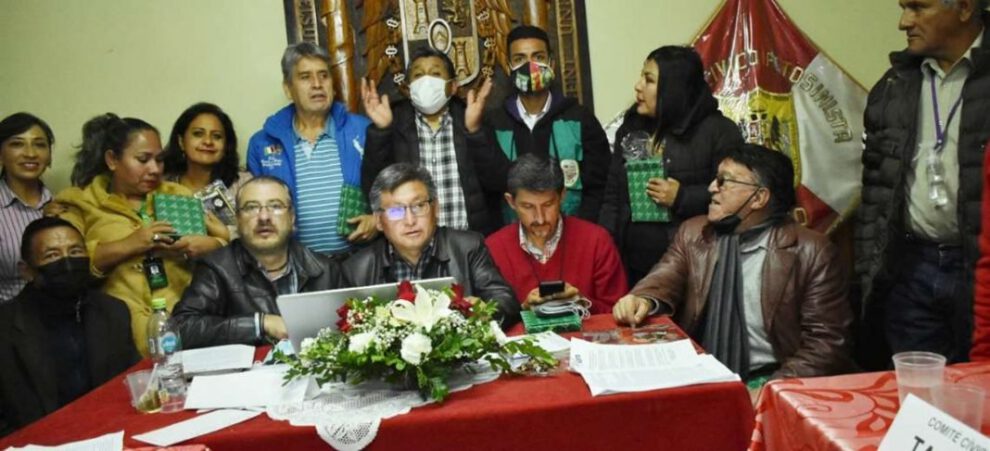 Plan político en contra del Gobierno