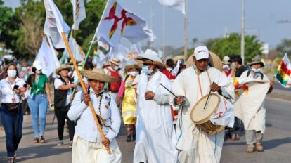 Marcha indígena en Santa Cruz
