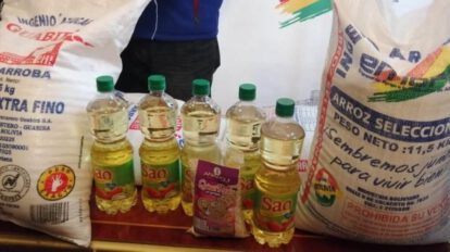 Canasta familiar para escolares en La Paz
