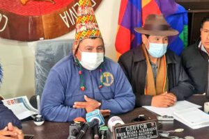 Eber Rojas advierte sobre guerra civil en conferencia de prensa