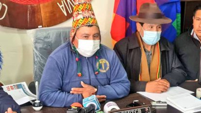 Eber Rojas advierte sobre guerra civil en conferencia de prensa