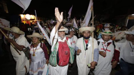 Marcha indígena en Santa Cruz