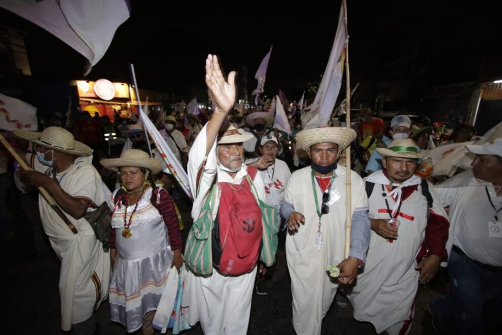 Marcha indígena en Santa Cruz