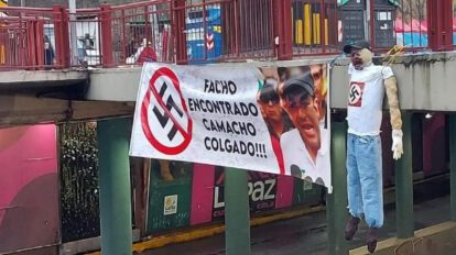 Amenazas a Camacho en las calles de La Paz