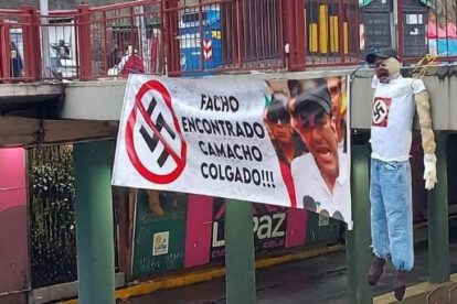 Amenazas a Camacho en las calles de La Paz