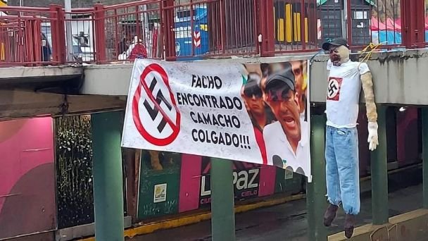 Amenazas a Camacho en las calles de La Paz