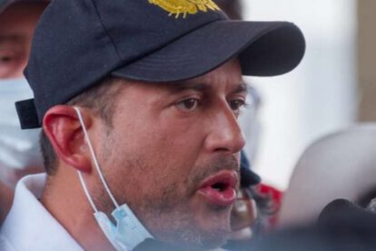 Luis Fernando Camacho en vigilia convocada por Unión Juvenil Cruceñista
