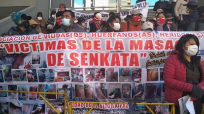Víctimas de Senkata y su situación ante la declaración de Luis Fernando Camacho